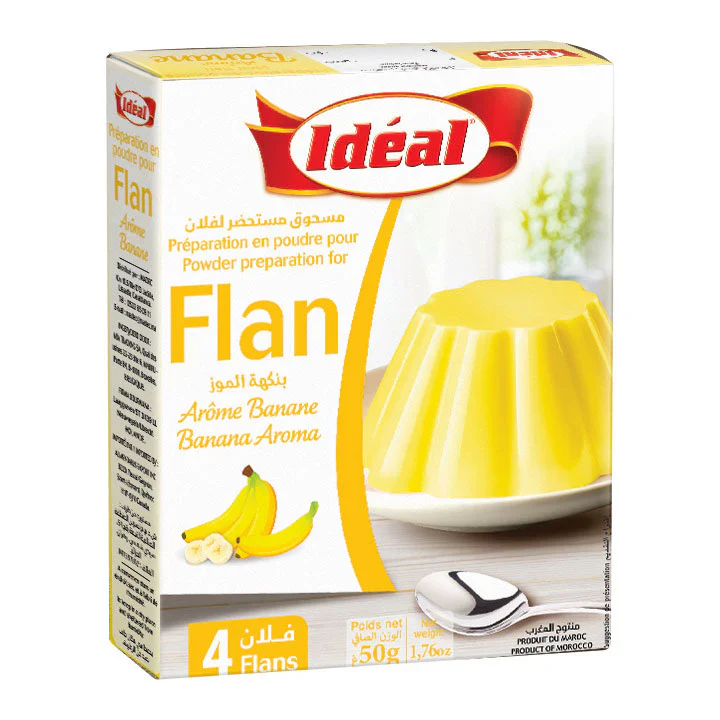 IDEAL Flan banana