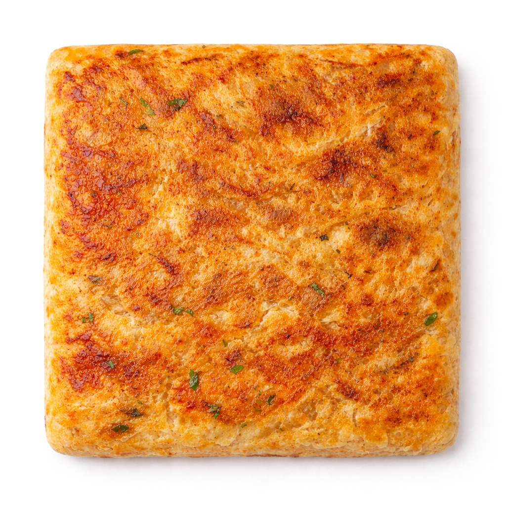 Stuffed Msemen with fat and vegetables.